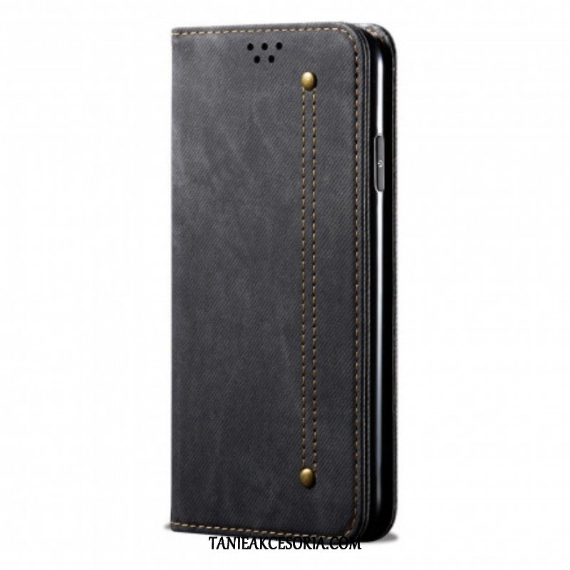 Etui Na Telefon do Oppo Reno 6 5G Etui Folio Tkanina Dżinsowa