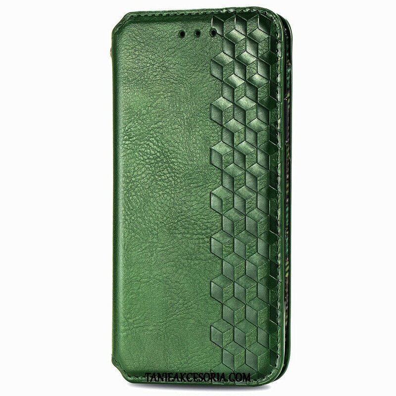 Etui Na Telefon do Poco X3 / X3 Pro / X3 NFC Etui Folio Skórzany Efekt Diamentowej Tekstury