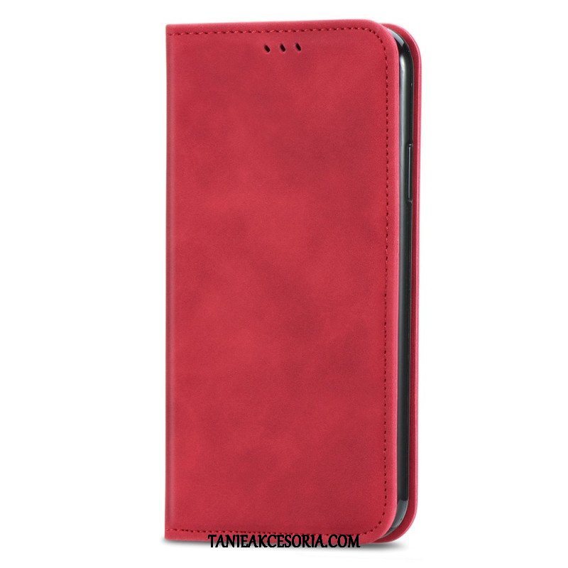 Etui Na Telefon do Poco X4 Pro 5G Etui Folio Dotyk Skóry