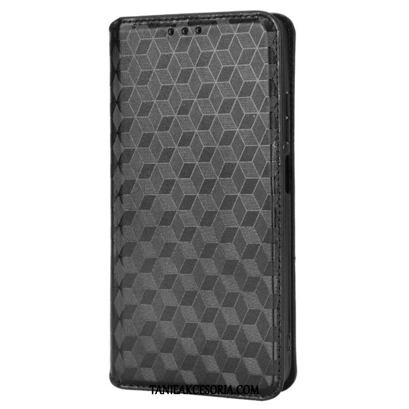 Etui Na Telefon do Poco X4 Pro 5G Etui Folio Tekstura 3d