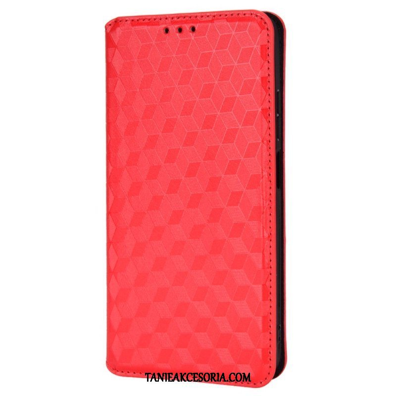 Etui Na Telefon do Poco X4 Pro 5G Etui Folio Tekstura 3d