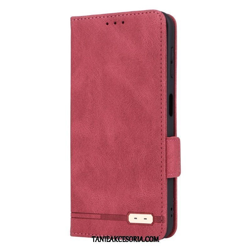 Etui Na Telefon do Samsung Galaxy A14 / A14 5G Etui Folio Rzemienna Tekstura