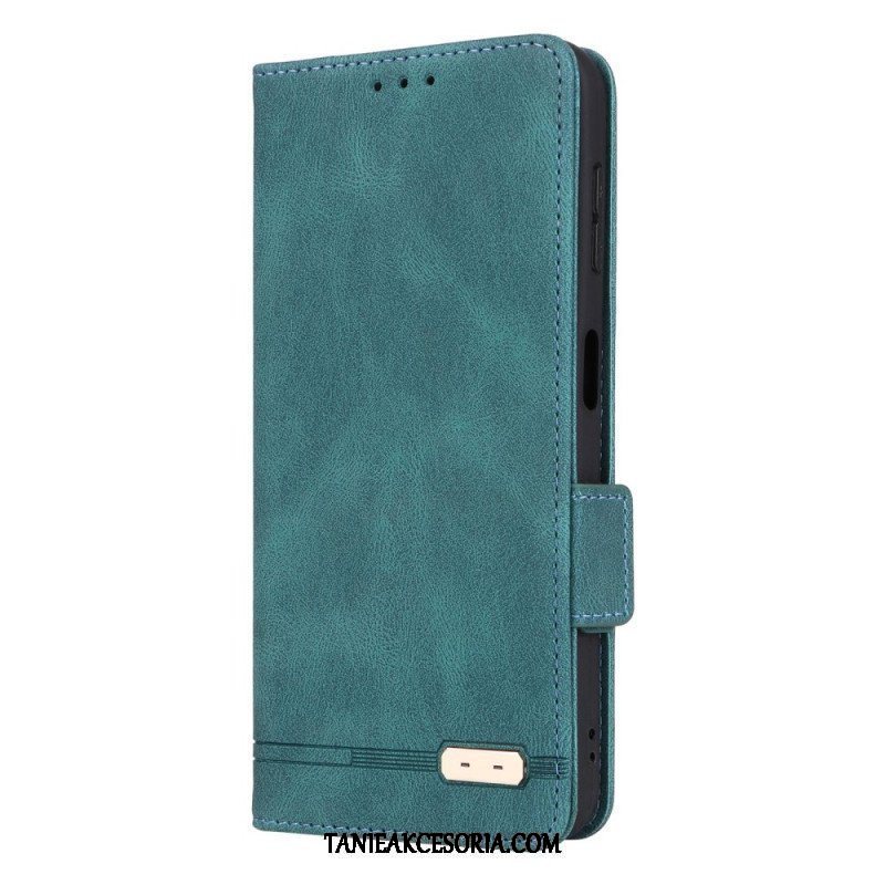 Etui Na Telefon do Samsung Galaxy A14 / A14 5G Etui Folio Rzemienna Tekstura