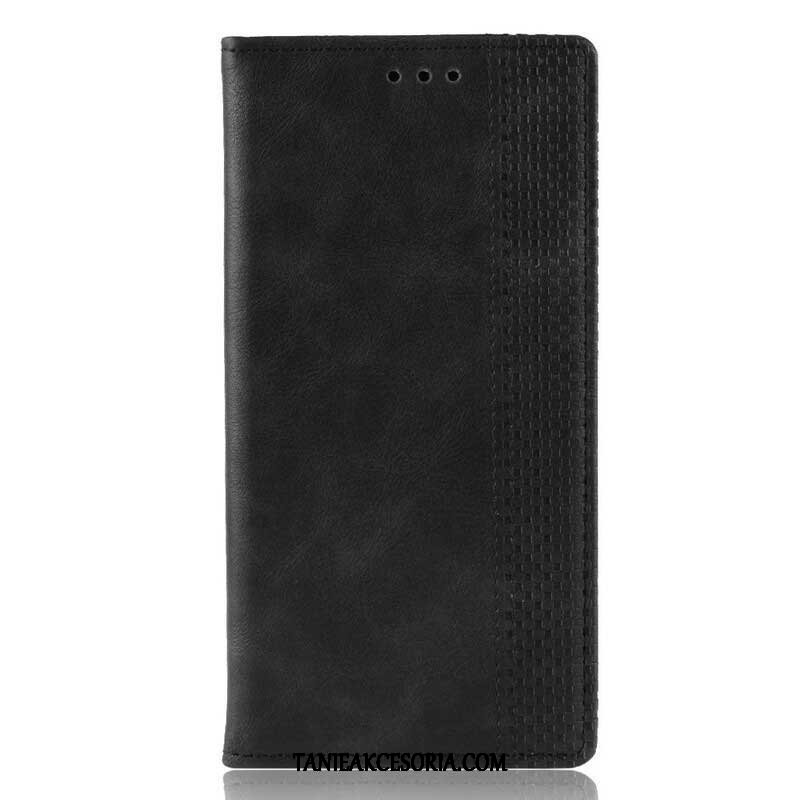 Etui Na Telefon do Samsung Galaxy A51 5G Etui Folio Stylizowany Efekt Skóry W Stylu Vintage