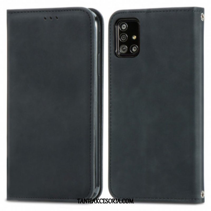 Etui Na Telefon do Samsung Galaxy A51 5G Etui Folio Sztuczna Skóra W Stylu Vintage