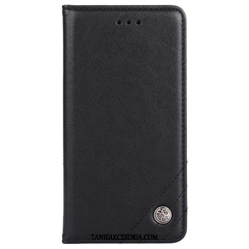 Etui Na Telefon do Samsung Galaxy A53 5G Etui Folio Stylowy Skórzany Nit