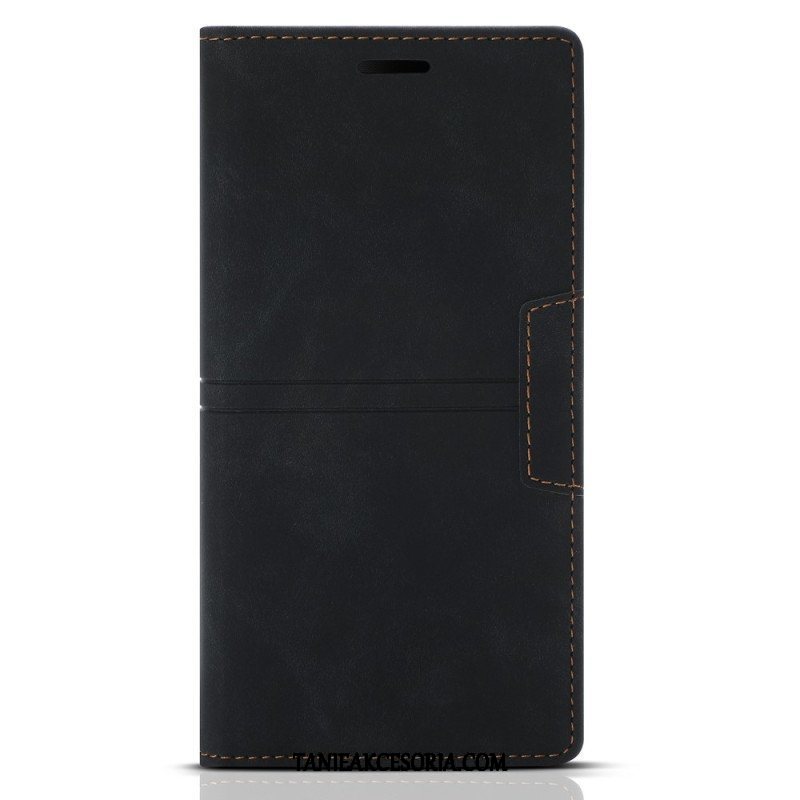 Etui Na Telefon do Samsung Galaxy A54 5G Etui Folio Stylowa Skórzana Moda