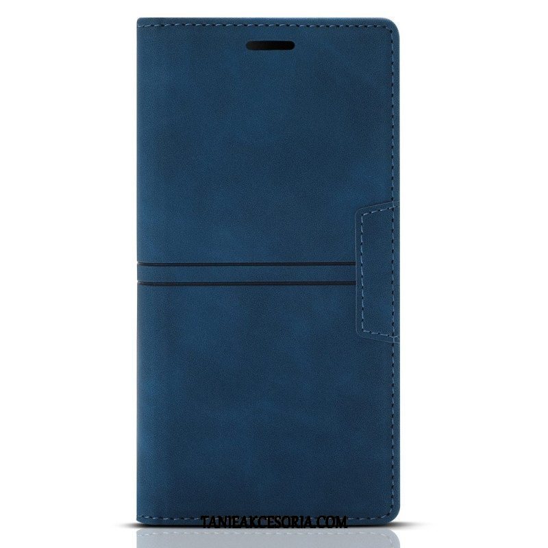 Etui Na Telefon do Samsung Galaxy A54 5G Etui Folio Stylowa Skórzana Moda