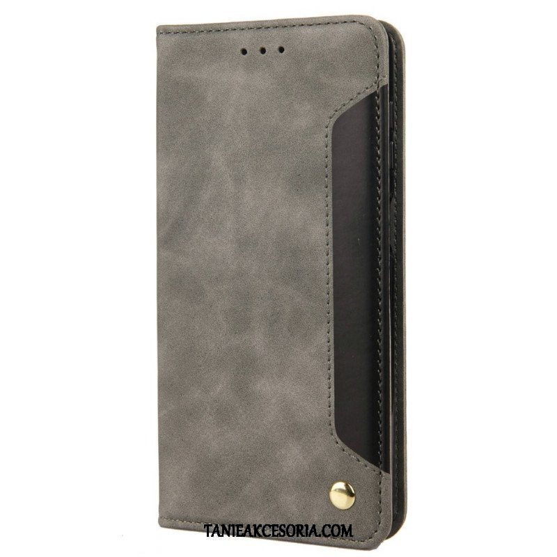 Etui Na Telefon do Samsung Galaxy M23 5G Etui Folio Podpis Dwukolorowy