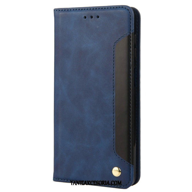 Etui Na Telefon do Samsung Galaxy M23 5G Etui Folio Podpis Dwukolorowy