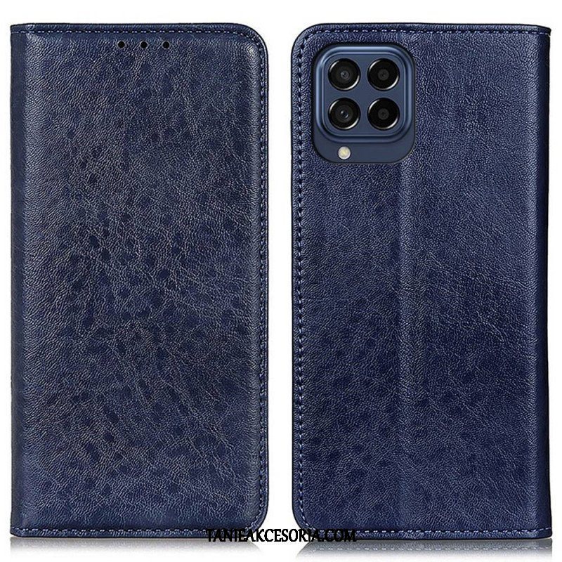 Etui Na Telefon do Samsung Galaxy M53 5G Etui Folio Rzemienna Tekstura