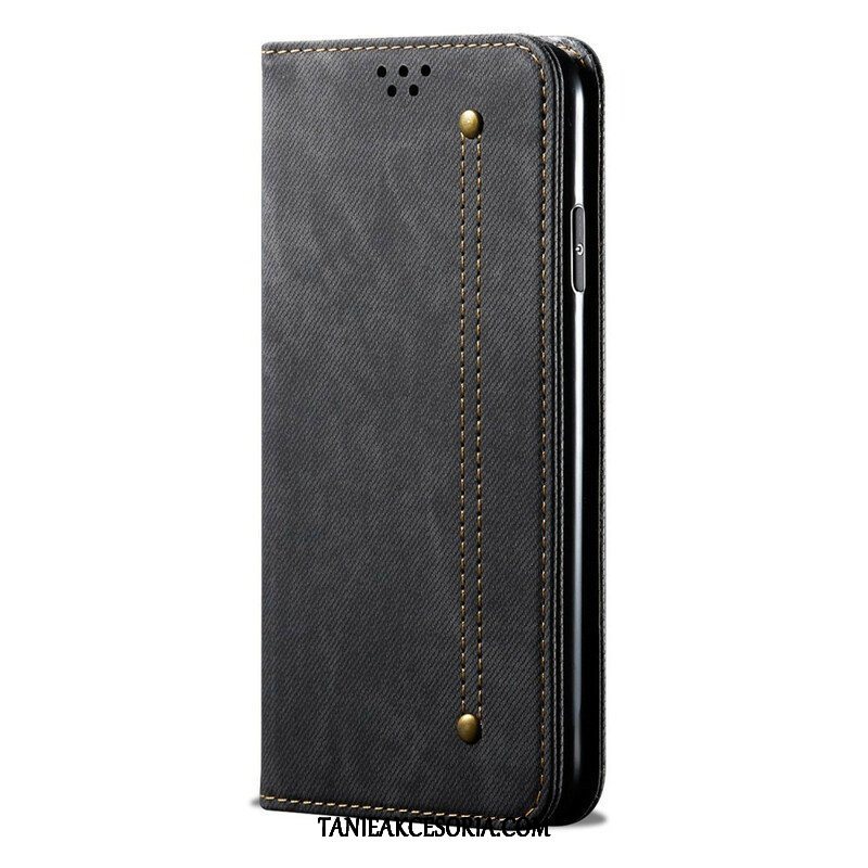 Etui Na Telefon do Samsung Galaxy S21 5G Etui Folio Tkanina Dżinsowa