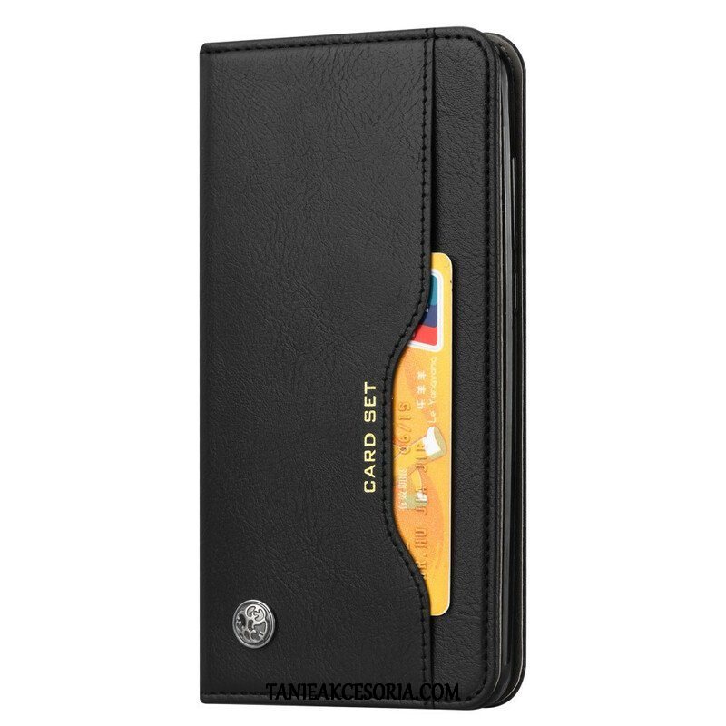 Etui Na Telefon do Samsung Galaxy S21 FE Etui Folio Etui Na Karty Ze Sztucznej Skóry