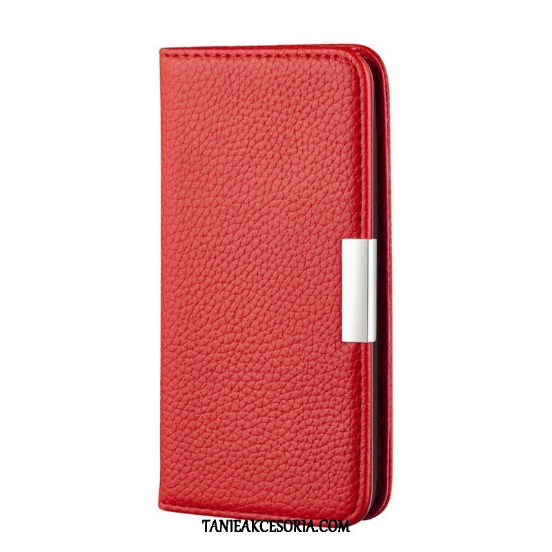 Etui Na Telefon do Samsung Galaxy S21 FE Etui Folio Liczi Ze Sztucznej Skóry Ultra Szykowny