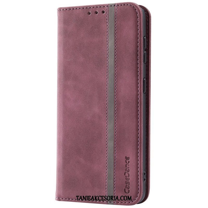 Etui Na Telefon do Samsung Galaxy S22 5G Etui Folio Casedance Ze Sztucznej Skóry