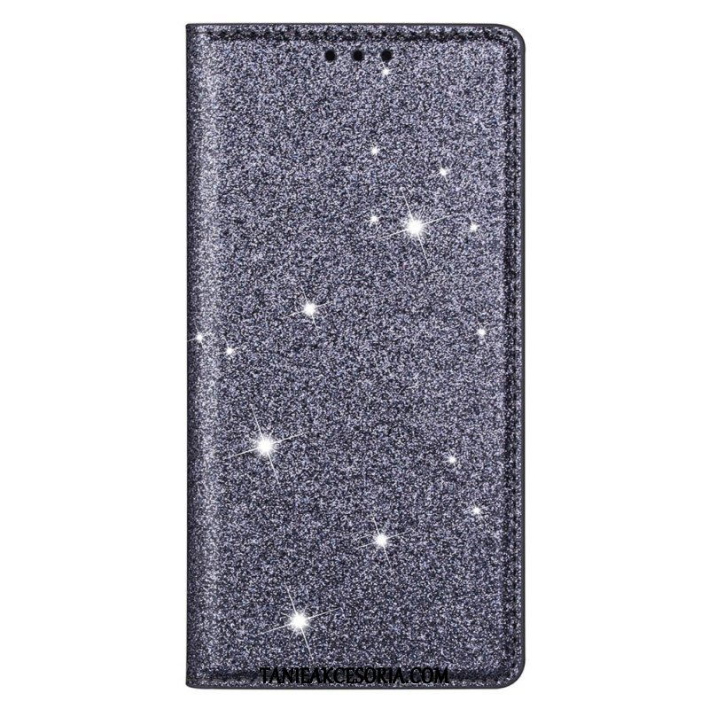 Etui Na Telefon do Samsung Galaxy S22 5G Etui Folio Cekinowy Styl