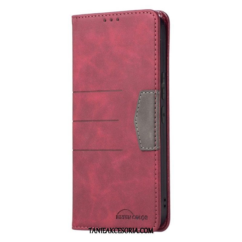 Etui Na Telefon do Samsung Galaxy S22 5G Etui Folio Kolor Binfena