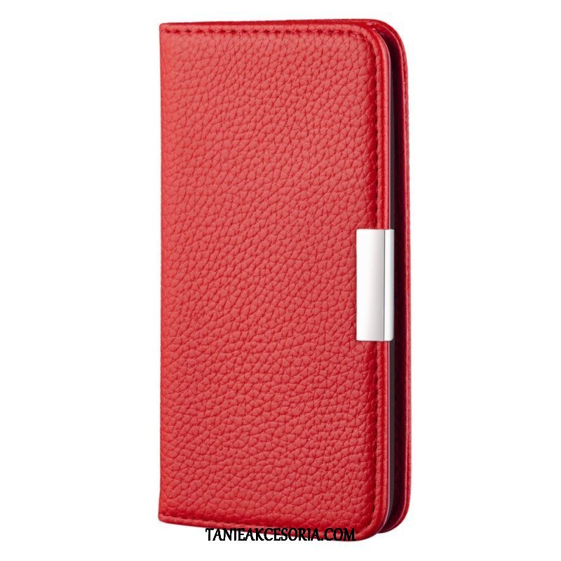 Etui Na Telefon do Samsung Galaxy S22 5G Etui Folio Liczi Ze Sztucznej Skóry Ultra Szykowny