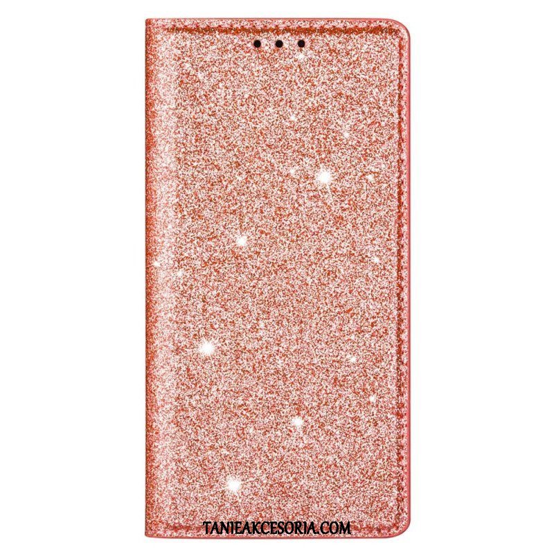 Etui Na Telefon do Samsung Galaxy S22 Plus 5G Etui Folio Cekinowy Styl