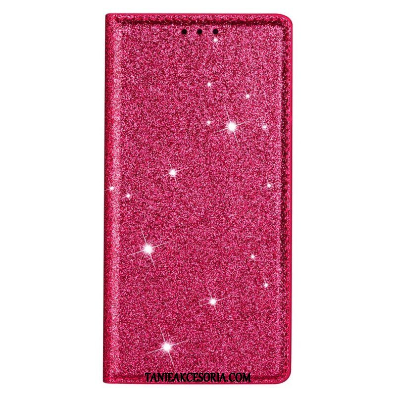 Etui Na Telefon do Samsung Galaxy S22 Ultra 5G Etui Folio Cekinowy Styl