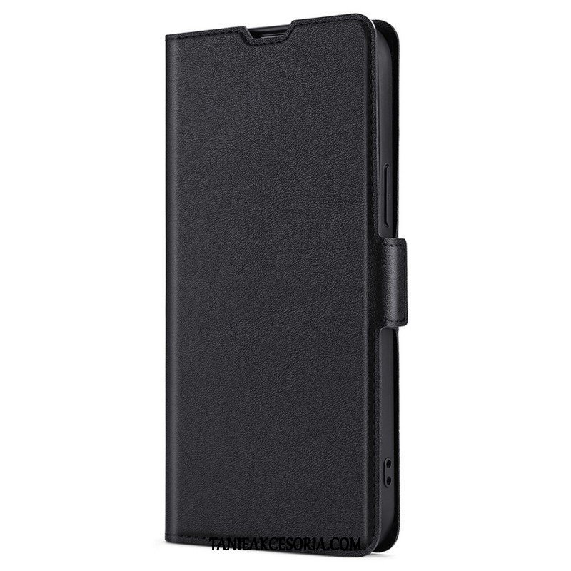 Etui Na Telefon do Samsung Galaxy S22 Ultra 5G Etui Folio Klasyczna Sztuczna Skóra