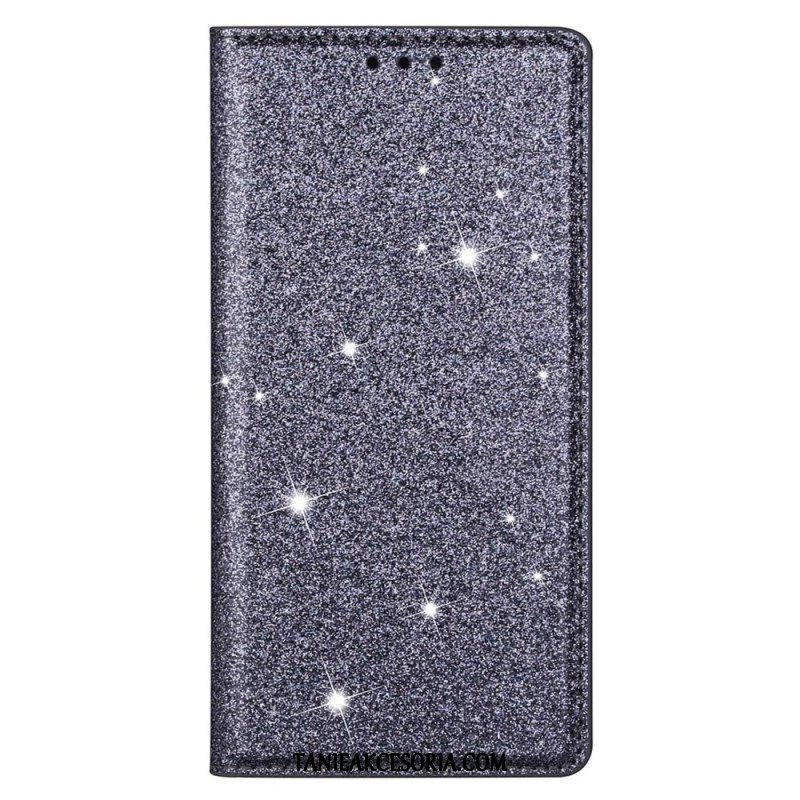 Etui Na Telefon do Samsung Galaxy S23 5G Etui Folio Cekinowy Styl