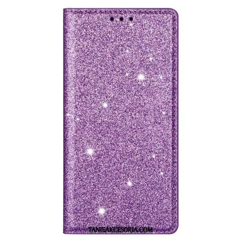 Etui Na Telefon do Samsung Galaxy S23 5G Etui Folio Cekinowy Styl