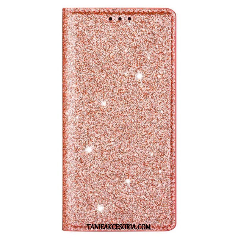 Etui Na Telefon do Samsung Galaxy S23 5G Etui Folio Cekinowy Styl