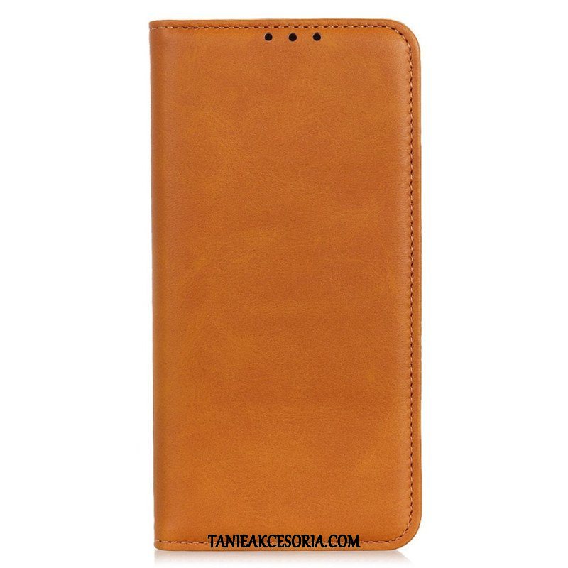 Etui Na Telefon do Samsung Galaxy S23 5G Etui Folio Dwoina Skóry