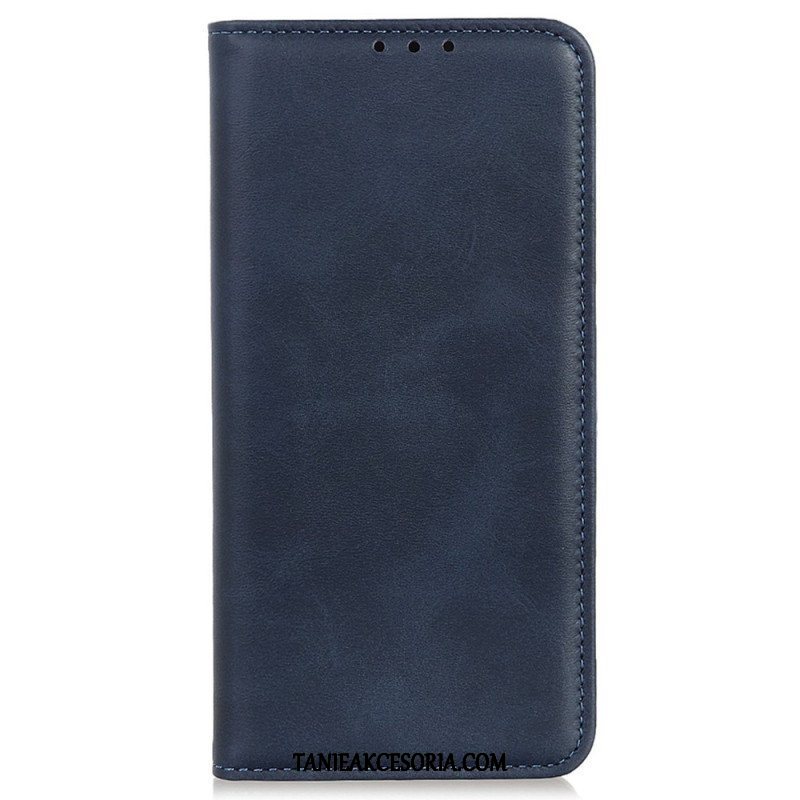 Etui Na Telefon do Samsung Galaxy S23 5G Etui Folio Dwoina Skóry