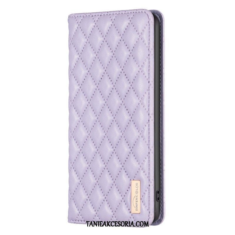 Etui Na Telefon do Samsung Galaxy S23 5G Etui Folio Pikowany Binfen Kolor