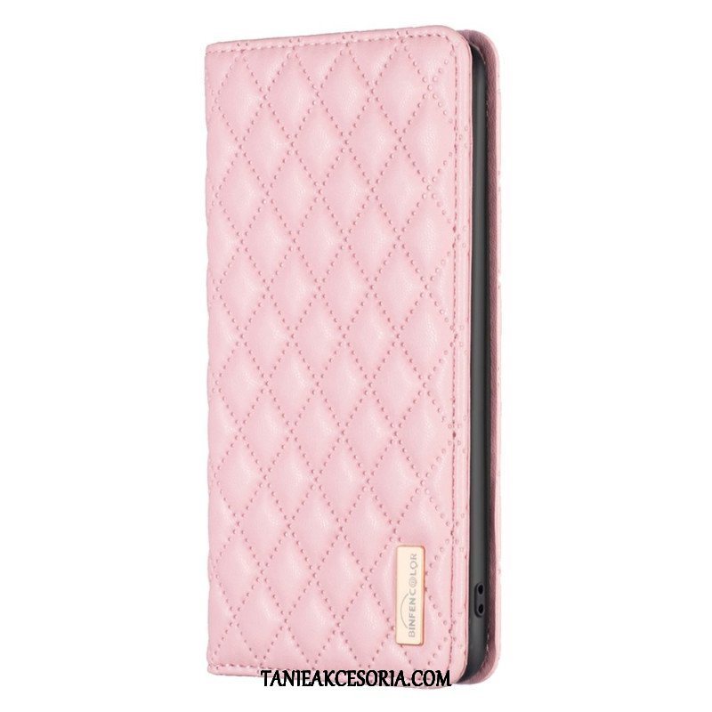 Etui Na Telefon do Samsung Galaxy S23 Ultra 5G Etui Folio Pikowany Binfen Kolor