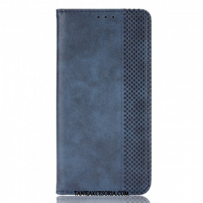 Etui Na Telefon do Samsung Galaxy Z Fold 3 5G Etui Folio Stylizowany Efekt Skóry