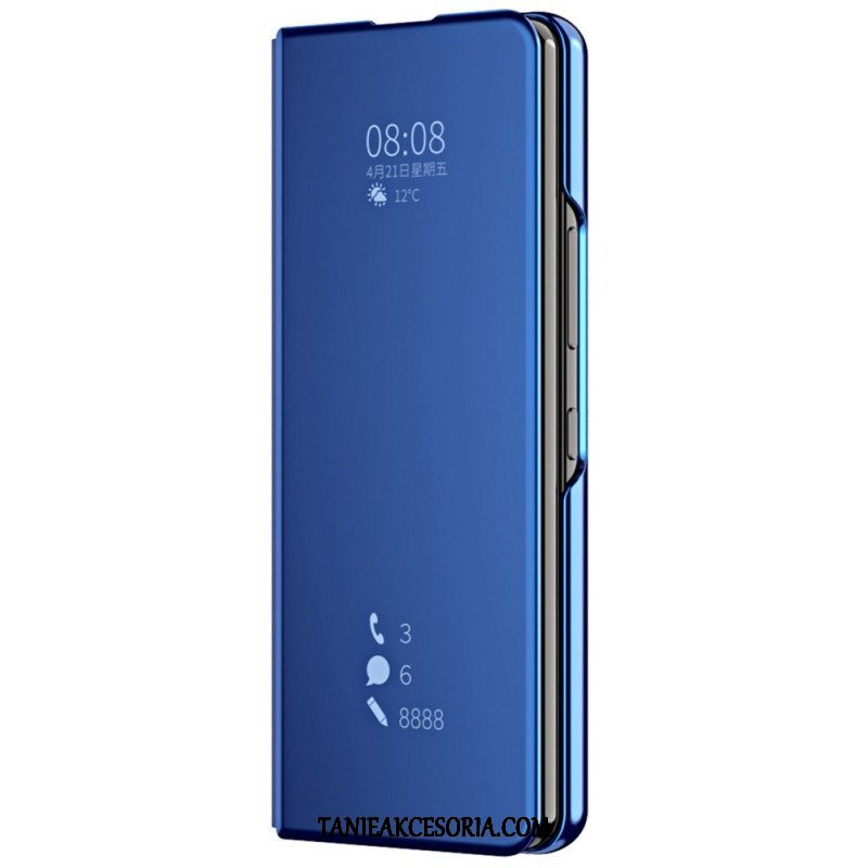 Etui Na Telefon do Samsung Galaxy Z Fold 4 Etui Folio Lustro I Przejrzystość