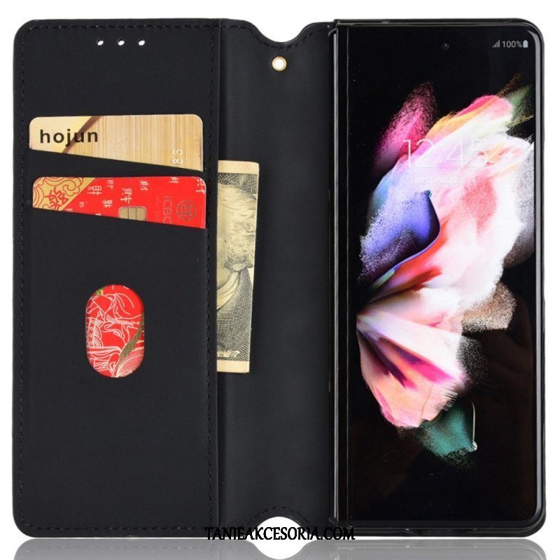 Etui Na Telefon do Samsung Galaxy Z Fold 4 Etui Folio Sześcian 3d