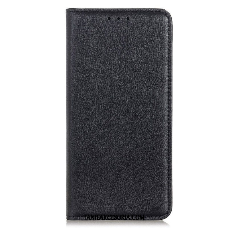 Etui Na Telefon do Sony Xperia Pro-I Etui Folio Dwoina Skóry Liczi