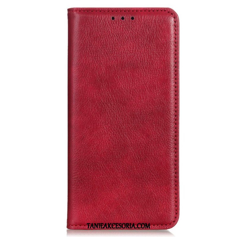 Etui Na Telefon do Sony Xperia Pro-I Etui Folio Dwoina Skóry Liczi