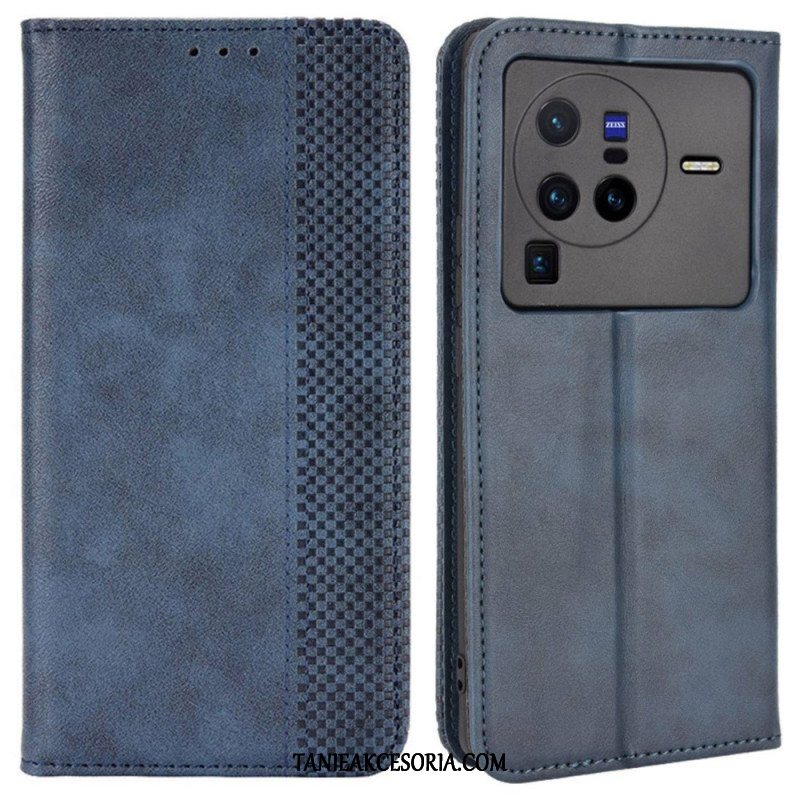 Etui Na Telefon do Vivo X80 Pro Etui Folio Stylizowany