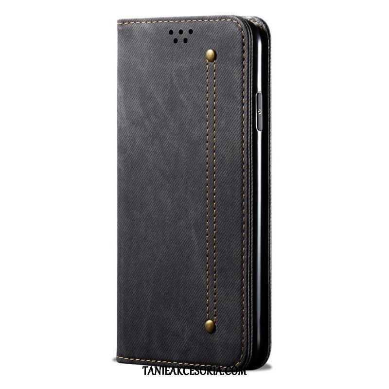 Etui Na Telefon do Xiaomi 12 Pro Etui Folio Tkanina Dżinsowa