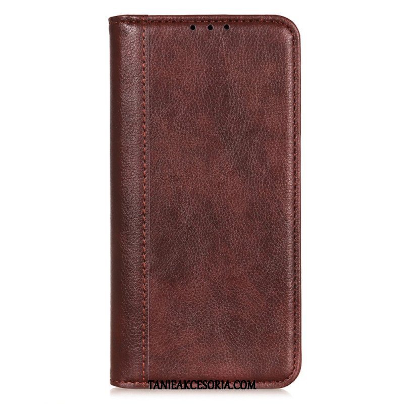 Etui Na Telefon do Xiaomi 13 Lite Etui Folio Kolorowa Wersja Skóry Dwoinowej