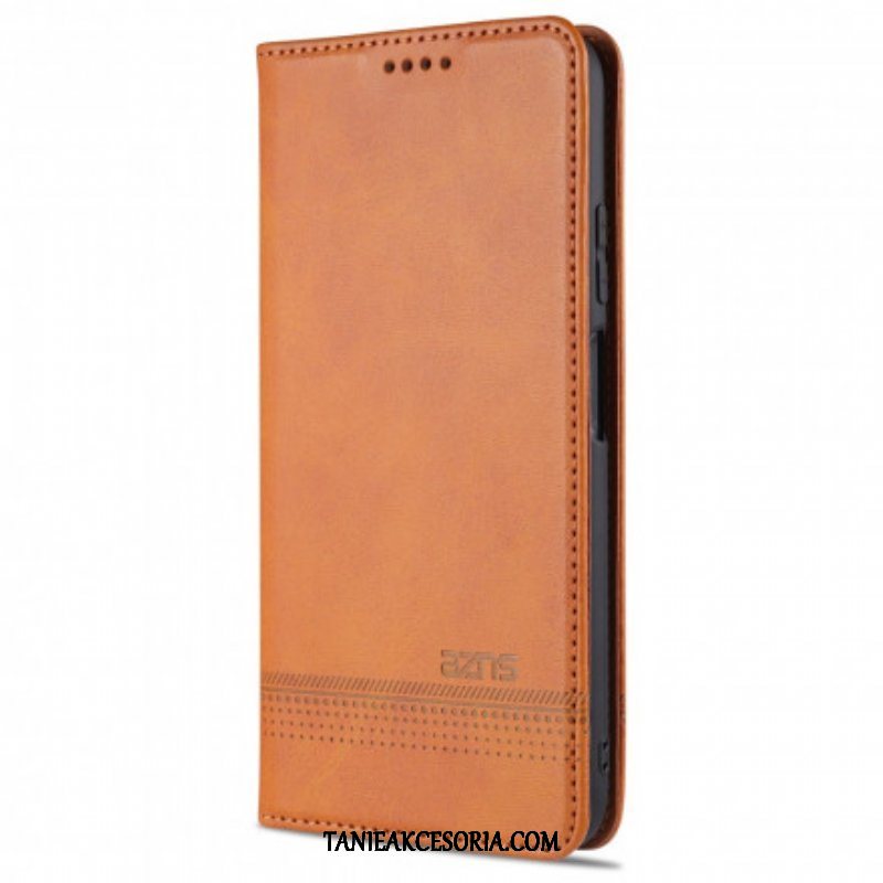 Etui Na Telefon do Xiaomi Redmi Note 10 / 10S Etui Folio Stylizacja Skóry Azns