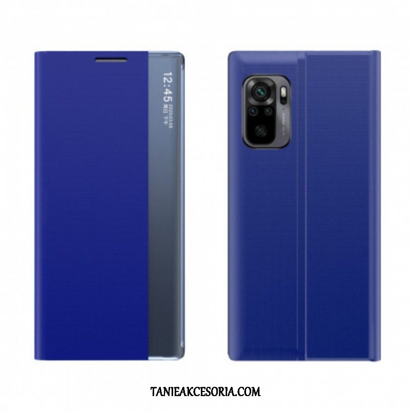 Etui Na Telefon do Xiaomi Redmi Note 10 / 10S Teksturowana Sztuczna Skóra