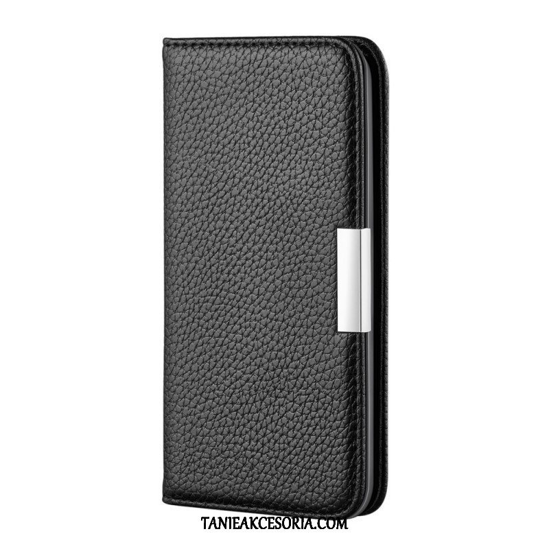 Etui Na Telefon do Xiaomi Redmi Note 10 Pro Etui Folio Liczi Ze Sztucznej Skóry Ultra Szykowny