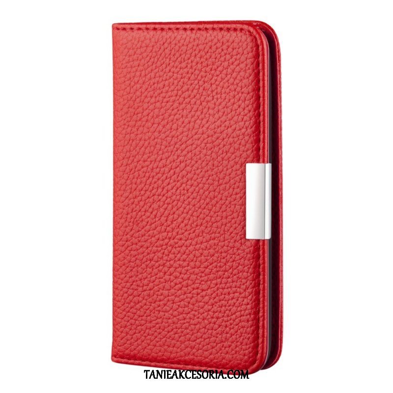 Etui Na Telefon do Xiaomi Redmi Note 10 Pro Etui Folio Liczi Ze Sztucznej Skóry Ultra Szykowny