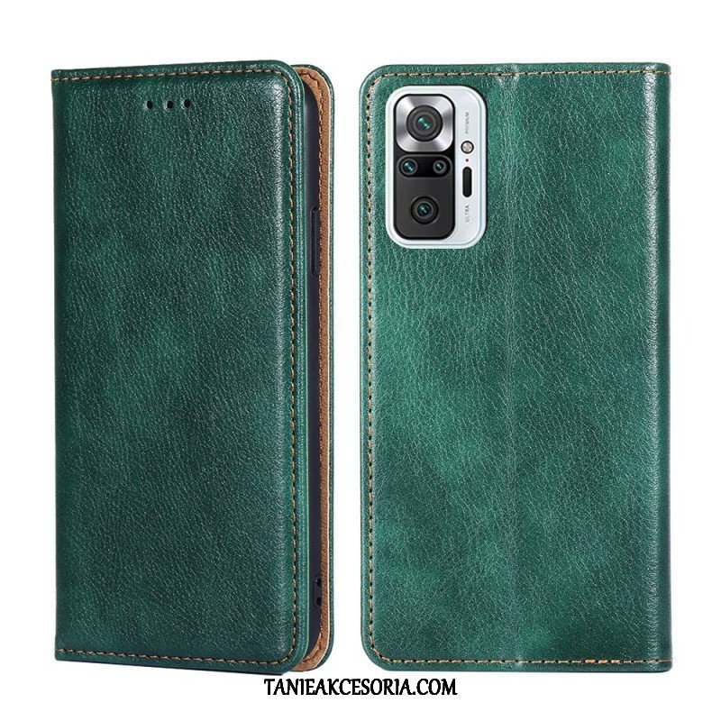 Etui Na Telefon do Xiaomi Redmi Note 10 Pro Etui Folio Skórzany Styl Vintage