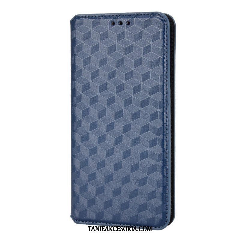 Etui Na Telefon do Xiaomi Redmi Note 11 / 11S Etui Folio Efekt Diamentowej Skóry 3d