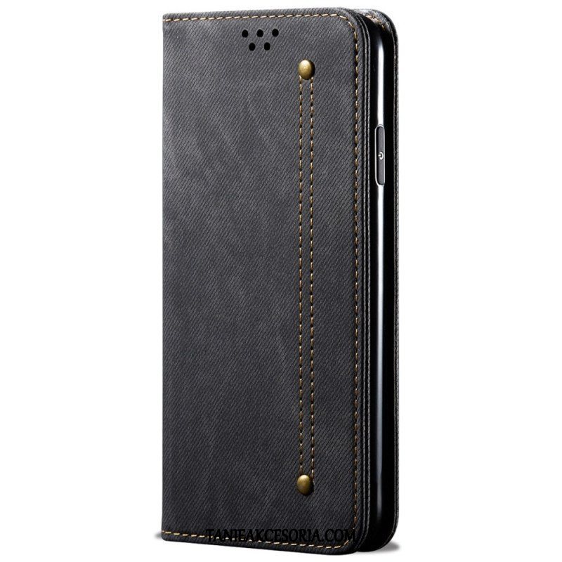 Etui Na Telefon do Xiaomi Redmi Note 11 / 11S Etui Folio Tkanina Dżinsowa