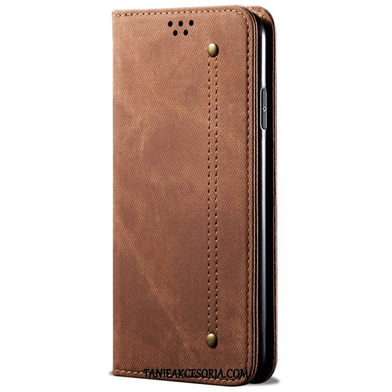 Etui Na Telefon do Xiaomi Redmi Note 11 / 11S Etui Folio Tkanina Dżinsowa