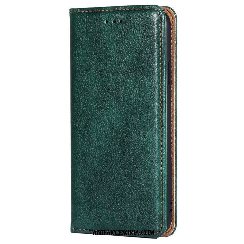 Etui Na Telefon do Xiaomi Redmi Note 11 Pro / 11 Pro 5G Etui Folio Przeszycia Ze Sztucznej Skóry