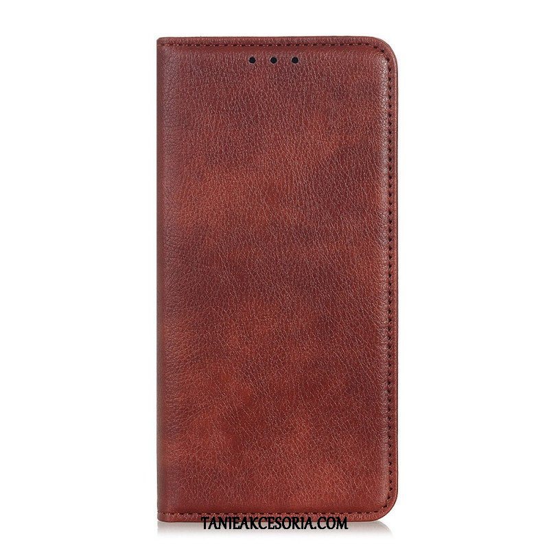 Etui Na Telefon do Xiaomi Redmi Note 11 Pro / 11 Pro 5G Etui Folio Skóra Dwoinowa Liczi